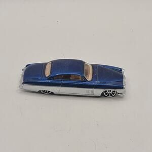 Hot Wheels Fish'D & Chip'D Silver Gray Blue Diecast Vtg 2002 Sparkle VGUC C134A